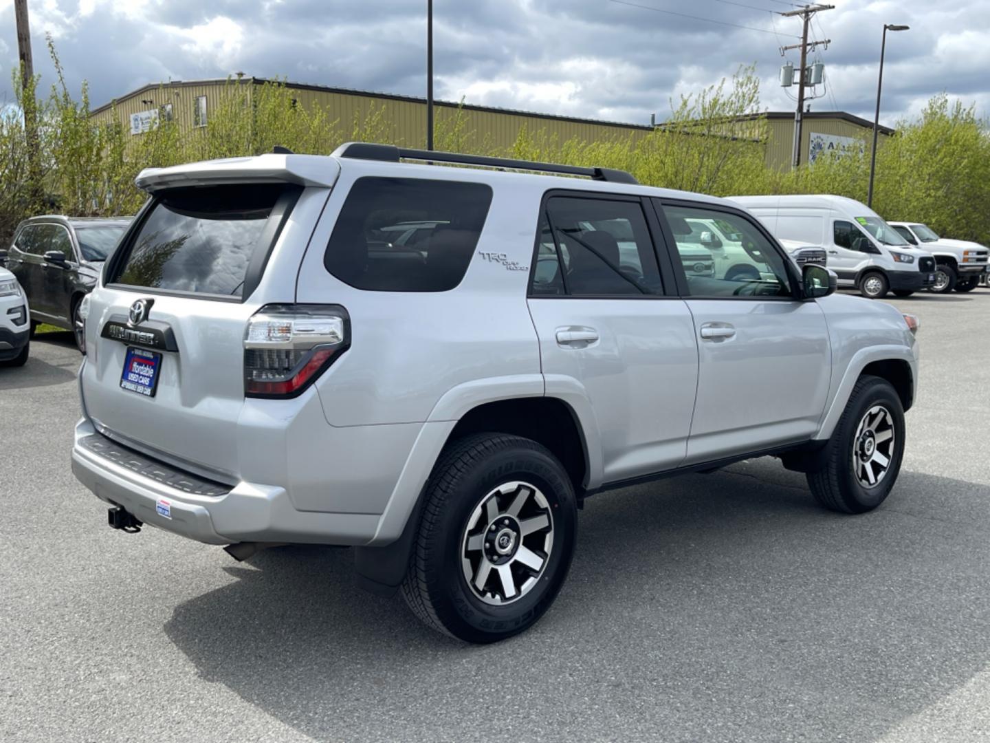 2023 SILVER TOYOTA 4RUNNER TRD OFF-ROAD (JTEPU5JR9P6) with an 4.0L engine, Automatic transmission, located at 1960 Industrial Drive, Wasilla, 99654, (907) 274-2277, 61.573475, -149.400146 - Photo#3